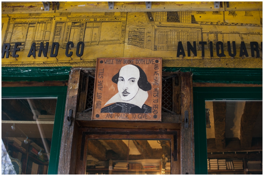 Parisian Door Series - Maryland Photographer In Paris - Shakespeare and company doorway