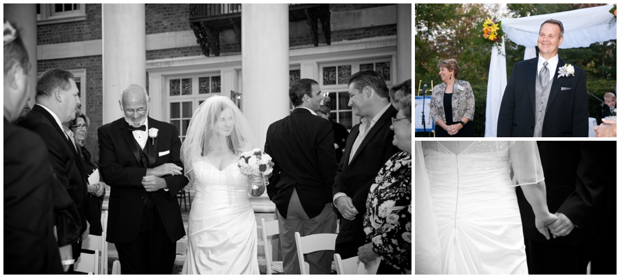 Wedding Ceremony Photograph - The Mansion at Strathmore Wedding Photographer