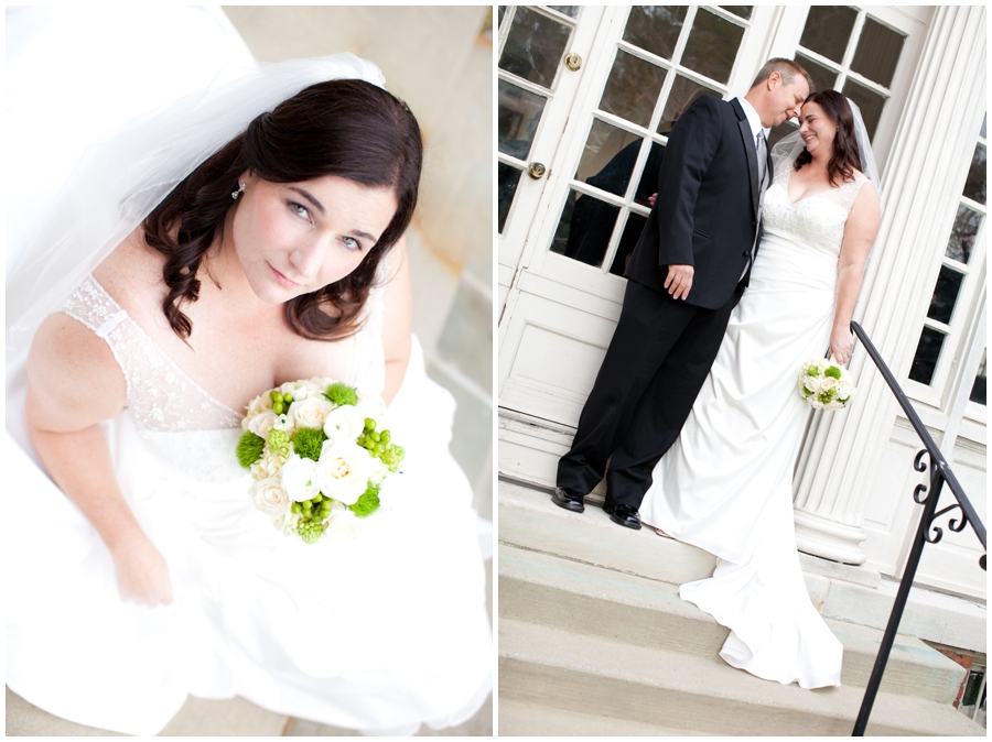 The Mansion at Strathmore Wedding Photographer - Sunset Wedding couple Photograph