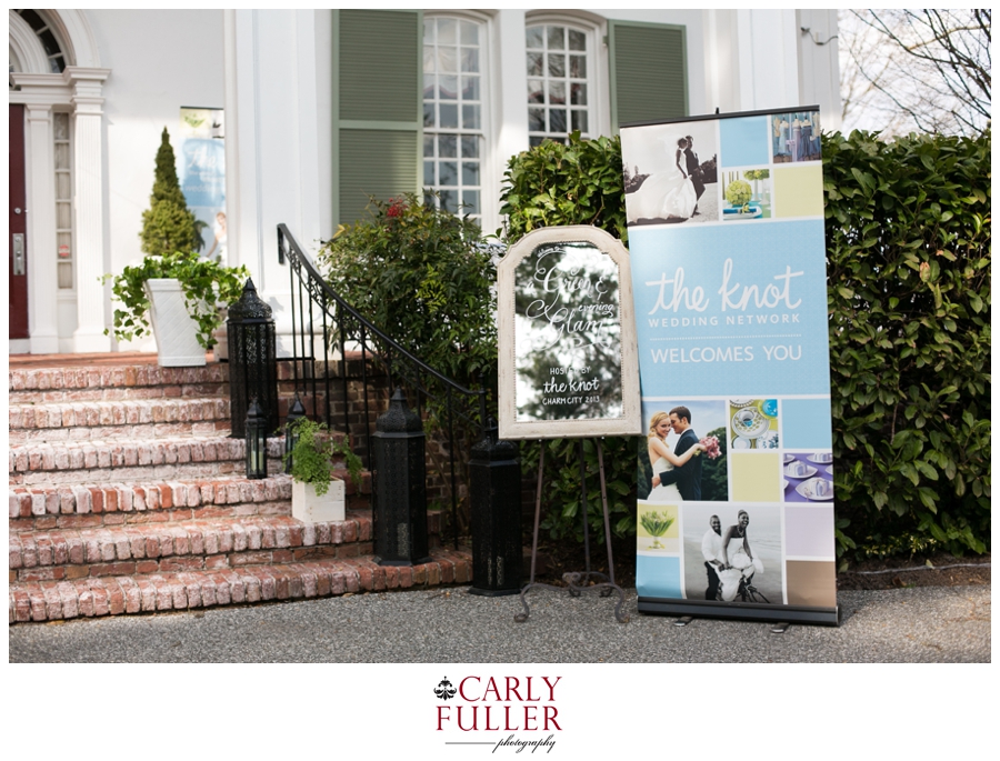 The Knot Green & Glam Market Party - elleDesigns - Grey Rock Mansion