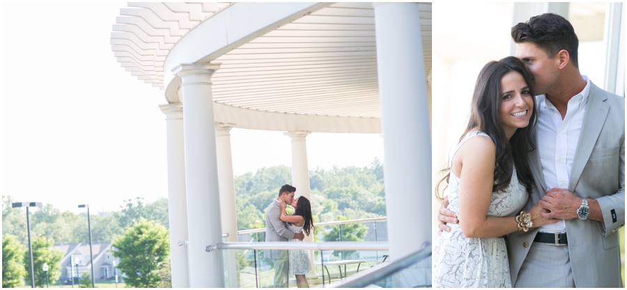 Sunset Engagement Photographer - Havre de Grace Country club engagement photography