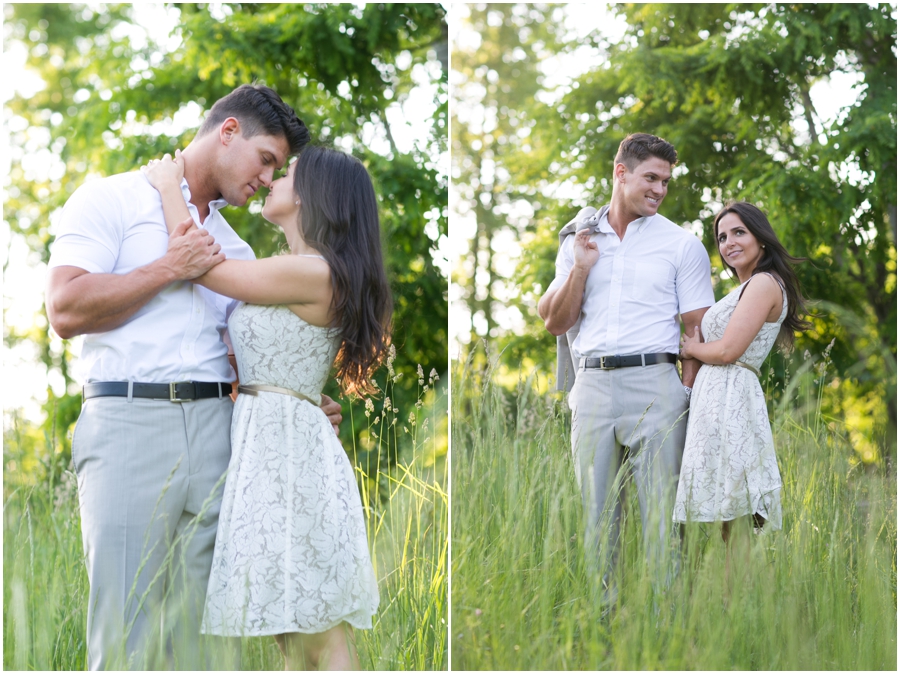 Sunset Engagement Photographer - golden hour engagement - Havre de Grace sunset engagement photography