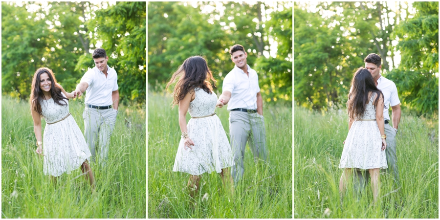 Sunset Engagement Photographer - golden hour engagement - Havre de Grace sunset engagement photography