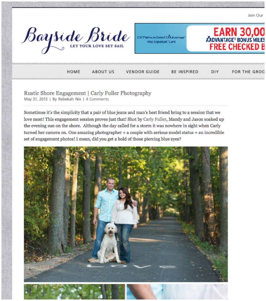 Annapolis Engagement Photographer - Annapolis Bayside Bride Wedding Blog