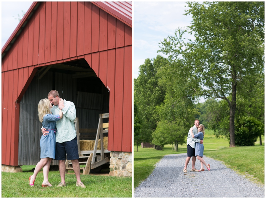 Maryland Agricultural History Farm Park engagement session - Red Barn Engagement Photographer