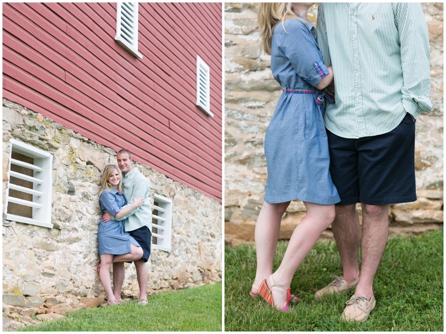 Maryland Agricultural History Farm Park engagement session - Red Barn Engagement Photographer