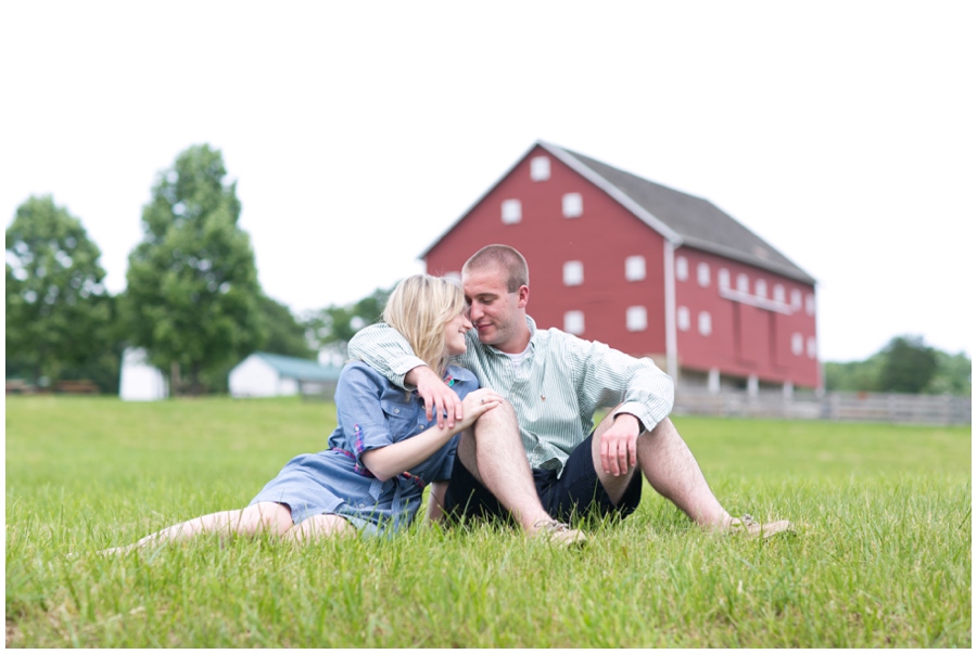 Maryland Agricultural History Farm Park engagement session - Red Barn Engagement Photographer