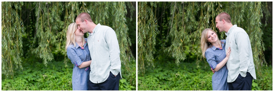 Maryland Agricultural History Farm Park engagement session - Weeping Willow Engagement Photograph