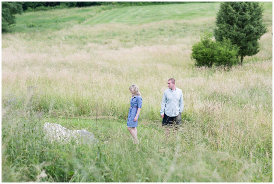 Maryland Agricultural History Farm Park engagement session - Field Engagement Photograph