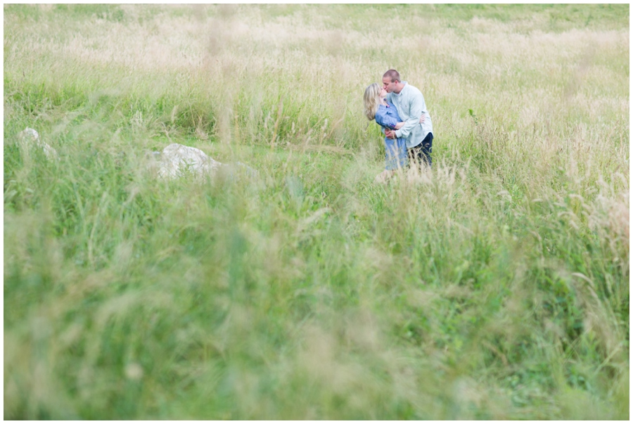 Maryland Agricultural History Farm Park engagement session - Field Engagement Photograph