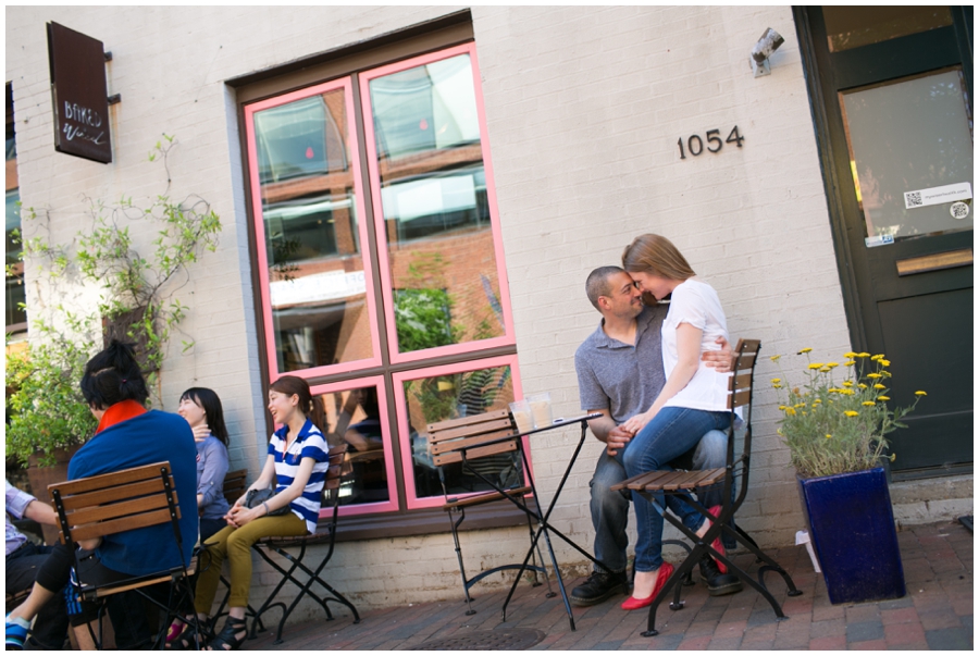 Georgetown Engagement Photographs - Baked and Wired Engagement Photographer