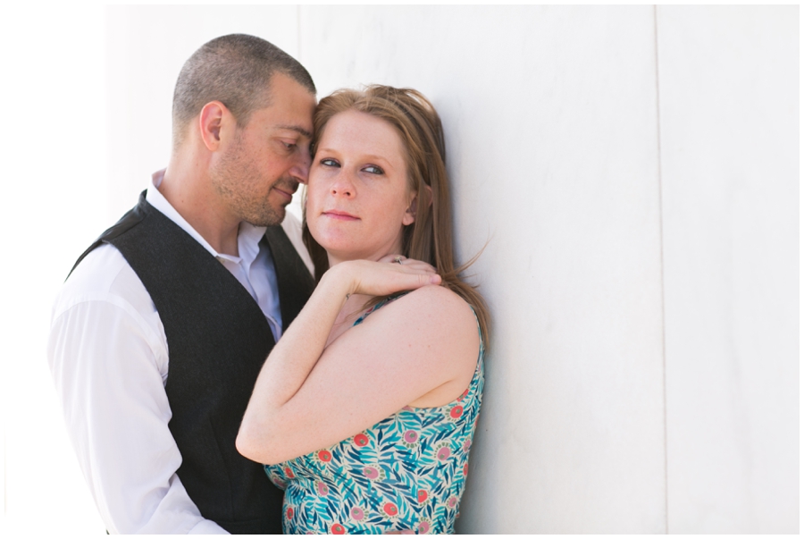 DC Monument Engagement Photographs - Love session at Jefferson memorial - Engagement Photographer