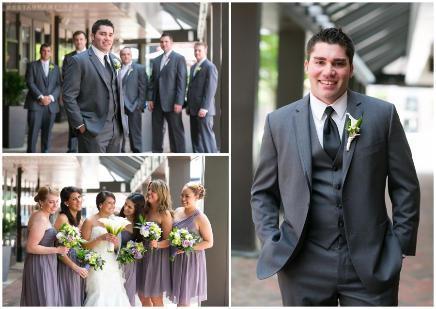 Hyatt Wedding Party Portraits - Bethesda Wedding Party Photographer