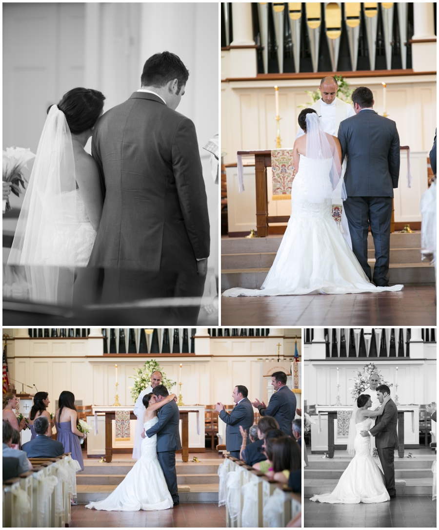 St. John's Episcopal Church - Indoor Wedding Ceremony Photographer - Bethesda Wedding Photographer