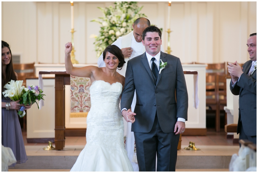 St. John's Episcopal Church - Indoor Wedding Ceremony Photographer - Bethesda Wedding Photographer