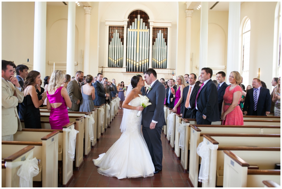 St. John's Episcopal Church - Indoor Wedding Ceremony Photographer - Bethesda Wedding Photographer