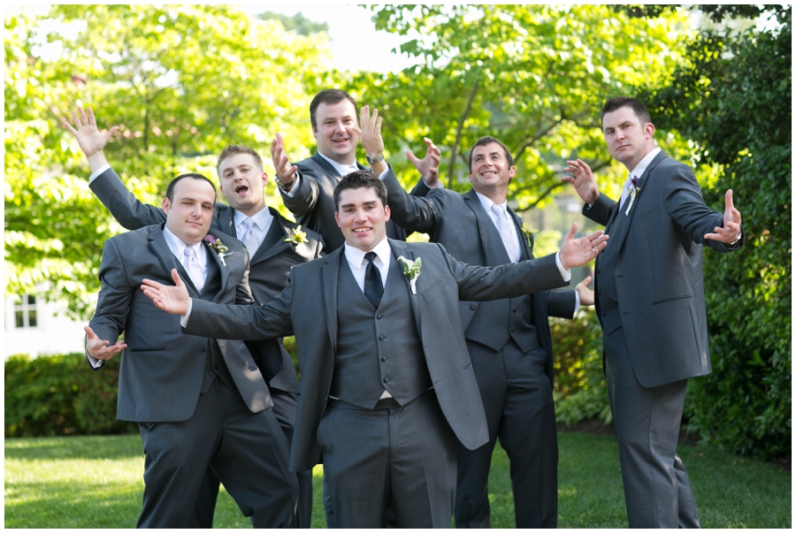 Columbia Country Club Wedding Party Photographer - Fun Wedding Party Photograph - Chevy Chase Wedding Photographer