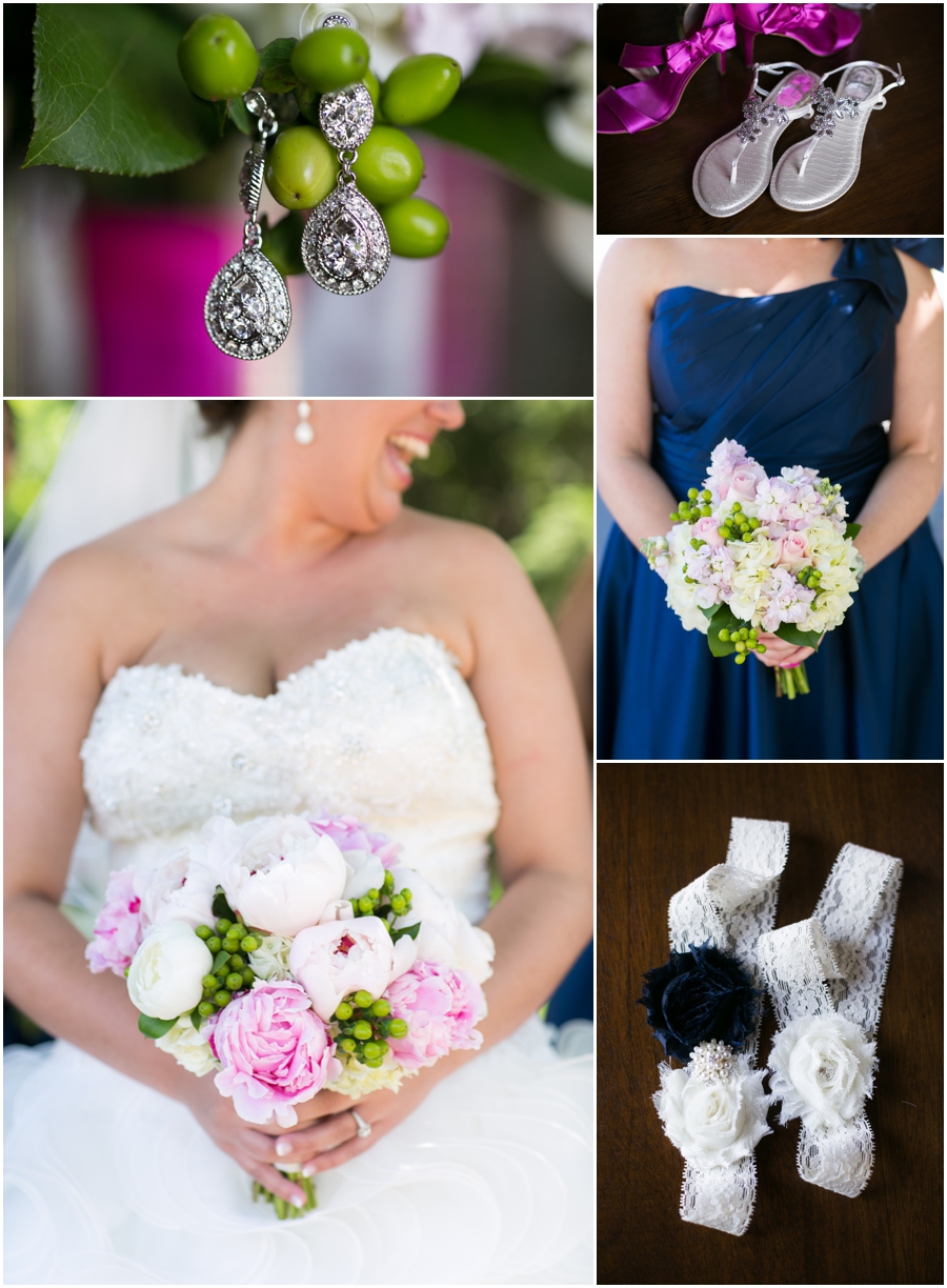 Justin Alexander Wedding Dress - Nina Bridal Shoes - Bridal Portrait Getting Ready