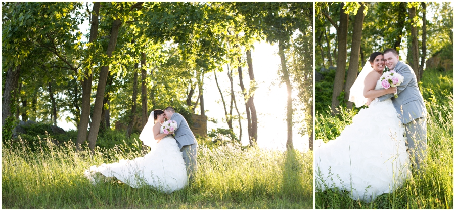 Bulle Rock Field Wedding Photographer - Golden Hour Wedding Photography - Field Sunset Wedding Photographs