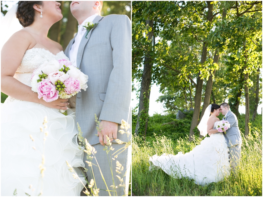 Bulle Rock Field Wedding Photographer - Golden Hour Wedding Photography - Heavenly Flowers