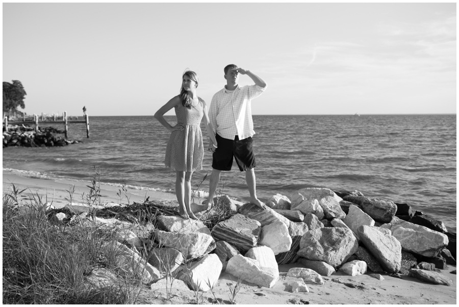 Eastern Shore Kenmorr Beach engagement session - Stevensville Engagement Photographer