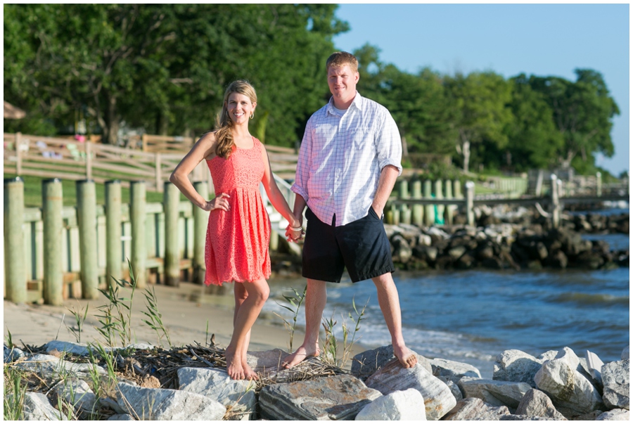 Eastern Shore Kenmorr beach engagement session - Stevensville Engagement Photographer