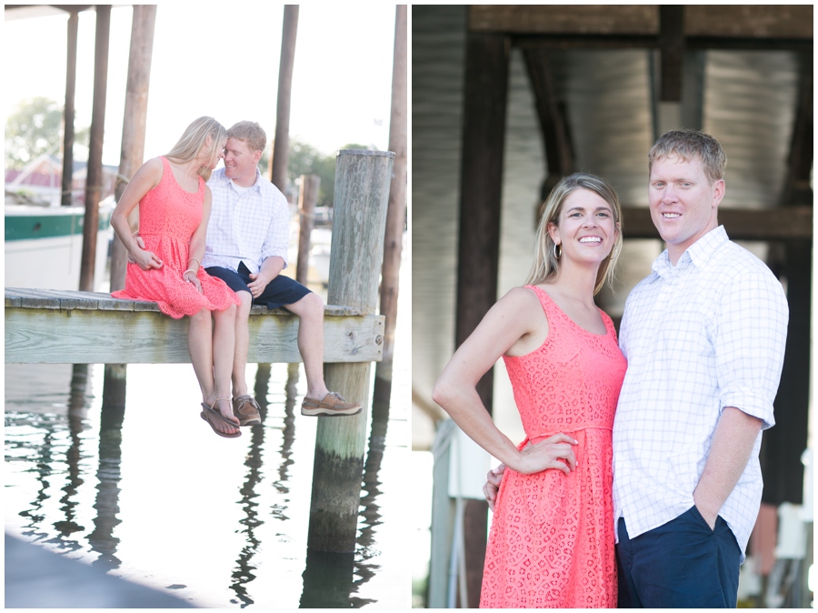 Eastern Shore Kenmorr marina engagement session - Stevensville Engagement Photographer