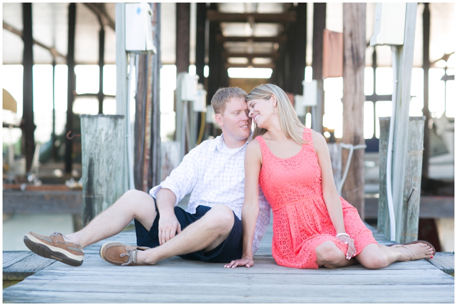 Eastern Shore Kenmorr marina engagement session - Stevensville Engagement Photographer