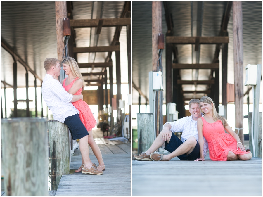 Eastern Shore Kenmorr marina engagement session - Stevensville Engagement Photographer