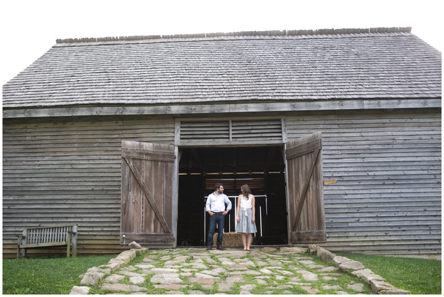 Howard County Conservancy Engagement Photographer - Woodstock MD Barn Photo