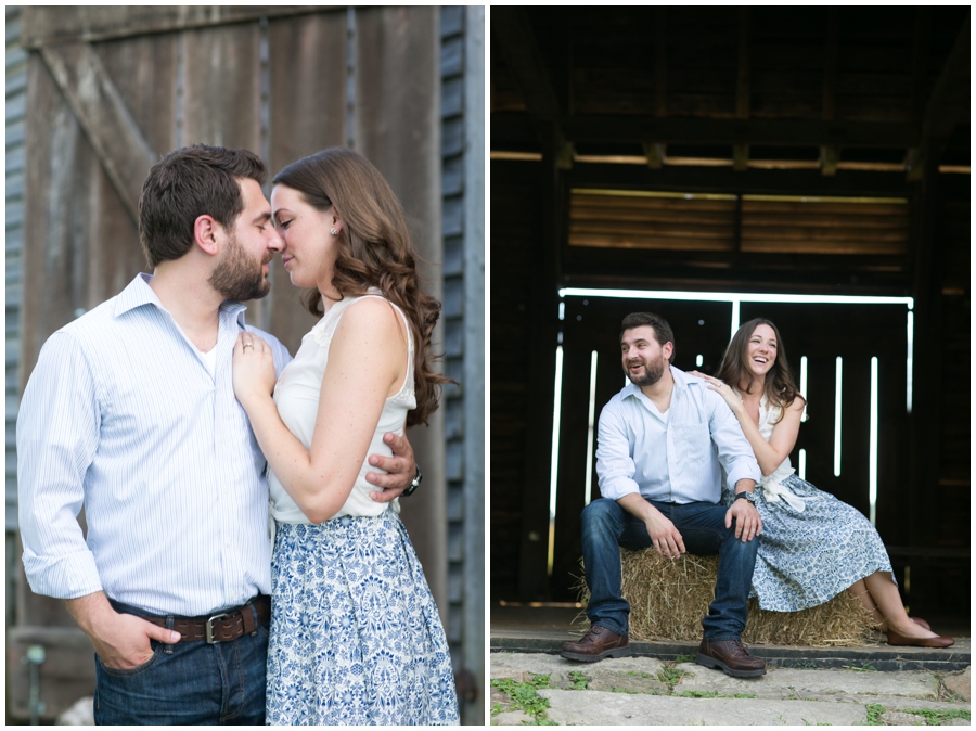 Howard County Conservancy Farm Engagement Photograph - Woodstock MD Barn Photo