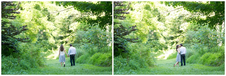 Howard County Conservancy Photographer - Garden Engagement Photo