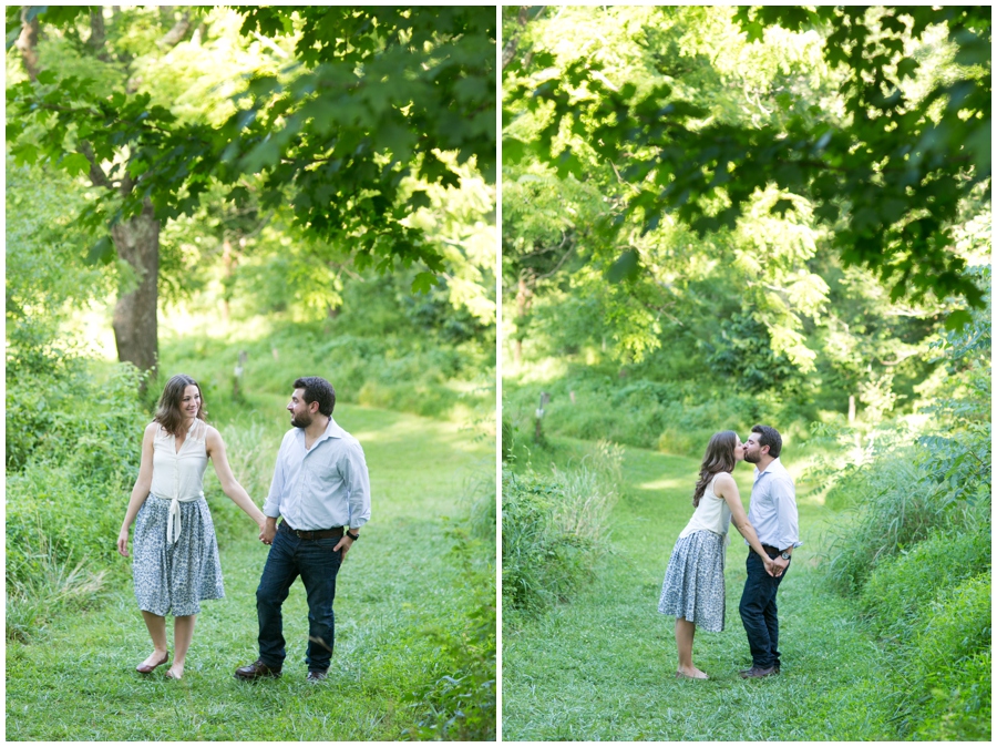 Howard County Conservancy Photographer - Garden Engagement Photo