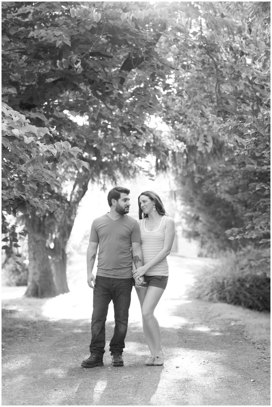 Howard County Conservancy casual engagement photo - Sunset Engagement Photographer