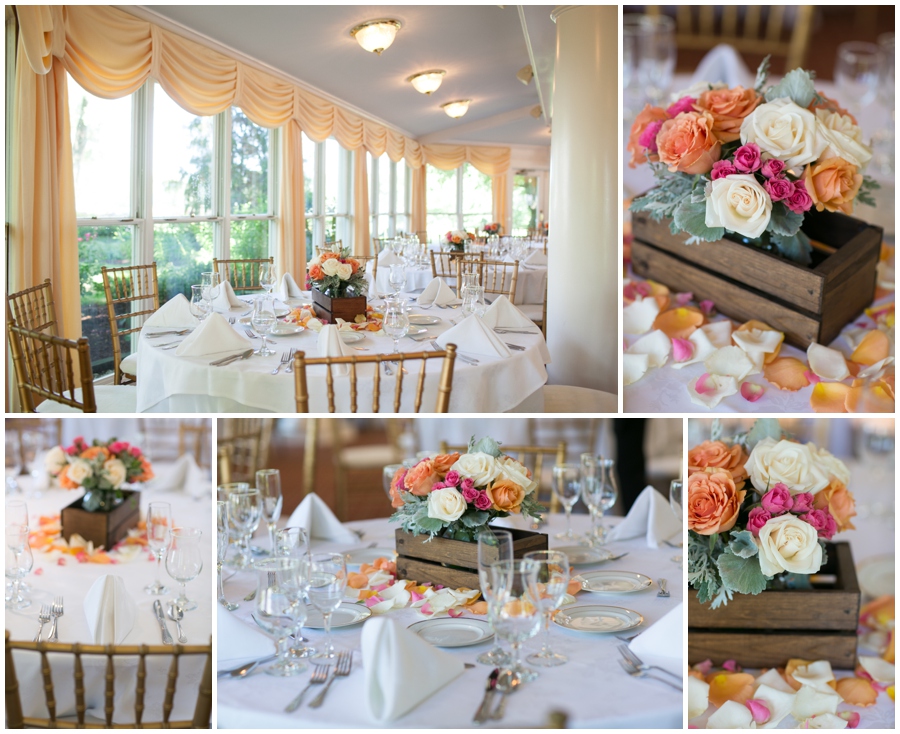 Historic waterfront wedding venue - Kent Manor Inn Wedding Photographer - Florist: Dianne Moreau