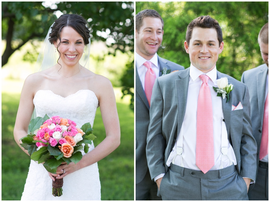 Kent Manor Inn Photographer - Spring waterfront wedding photography