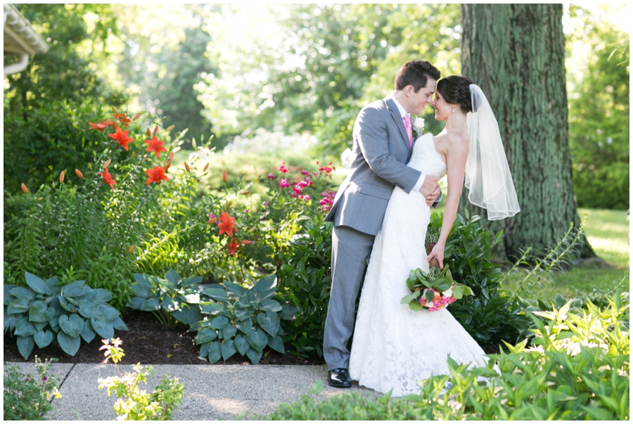 Kent Manor Inn Wedding Photographer - Spring wedding photography - First Look