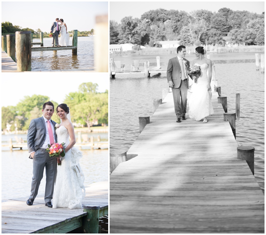 Historic waterfront wedding venue - Kent Manor Inn Wedding Photographer - Eastern Shore wedding party photographs