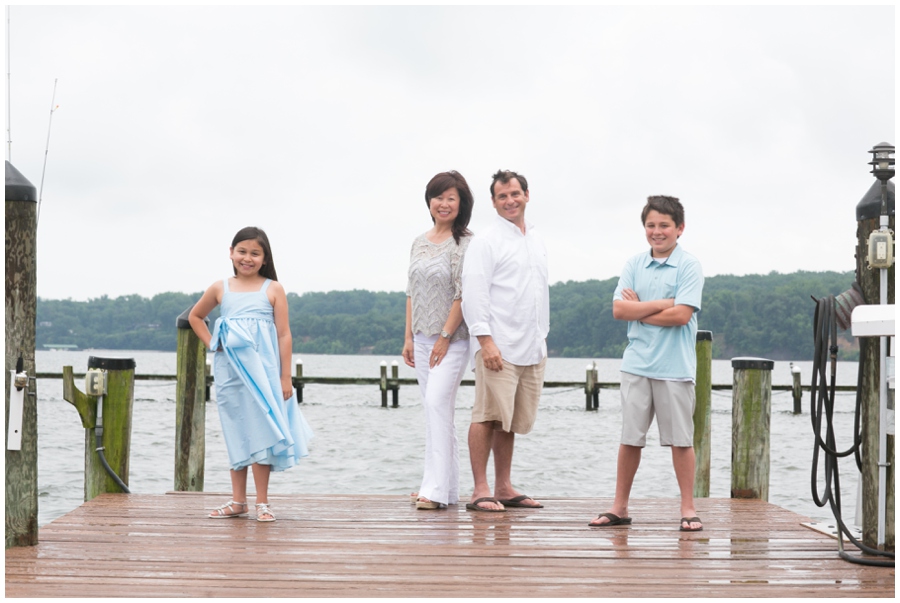 Severn River Family - Waterfront Lifestyle Family Portrait