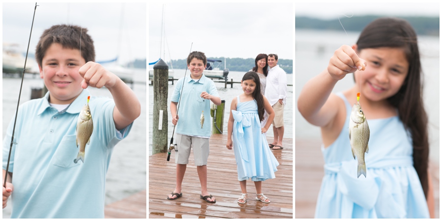 Severn River Family - fish caught - Waterfront Lifestyle Family Photographer