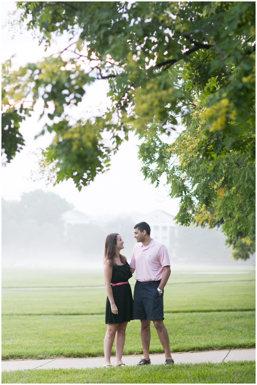 University of Maryland College Park Engagement Photographer - Campus Engagement photographs