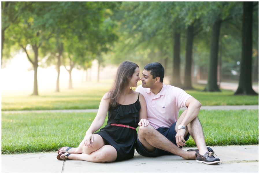 University of Maryland College Park Engagement Photographer - Sunrise Engagement photographs