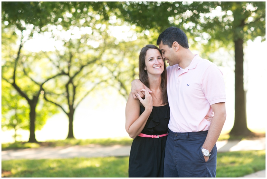 University of Maryland Engagement Photographer - Pink Sunrise Engagement photographs