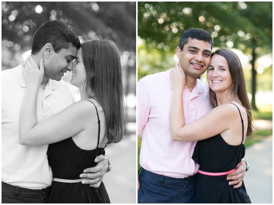 University of Maryland Engagement Photographer - Pink Sunrise Engagement photographs