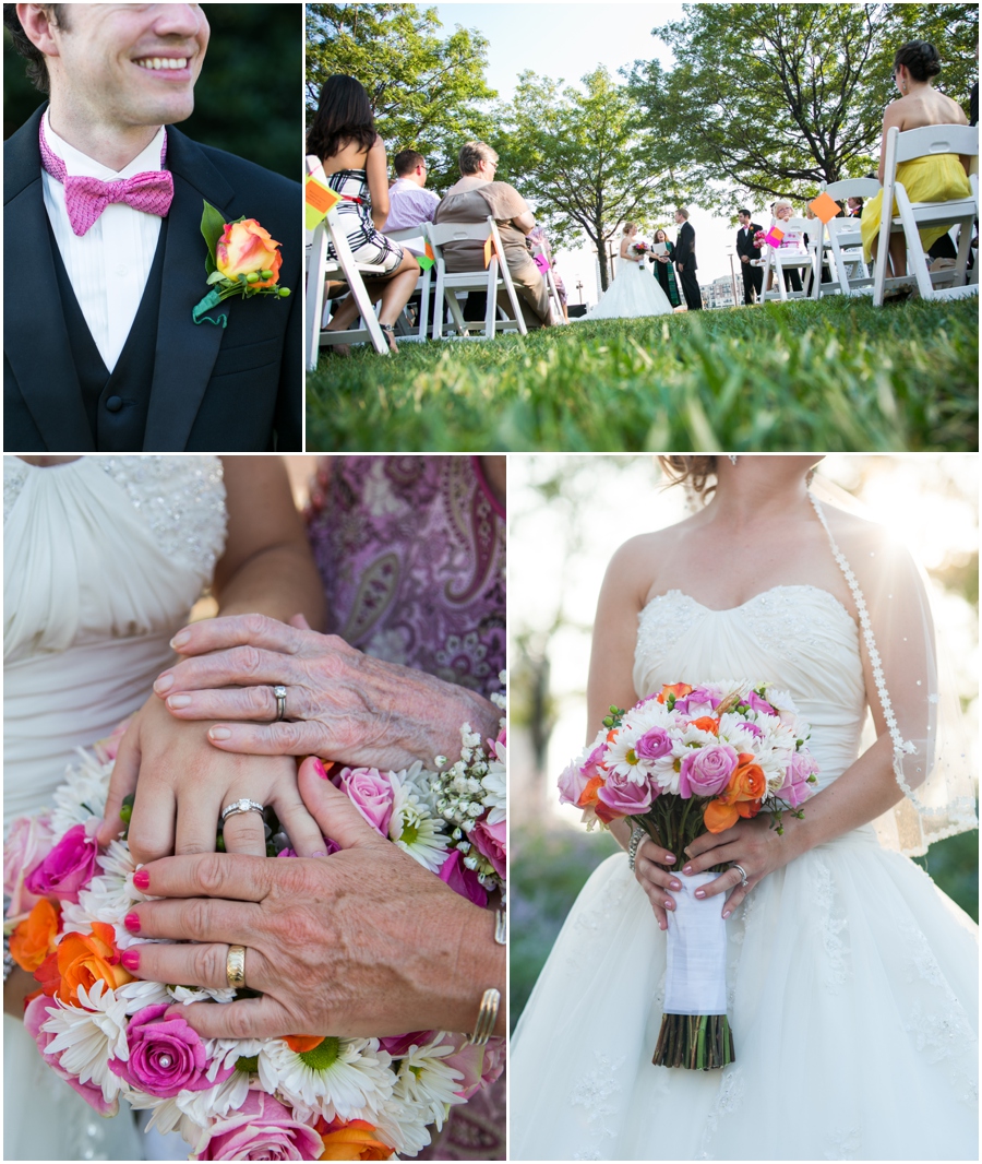 Downtown Baltimore Wedding Photographer - Pier 5 Lighthouse Garden Ceremony Wedding Details