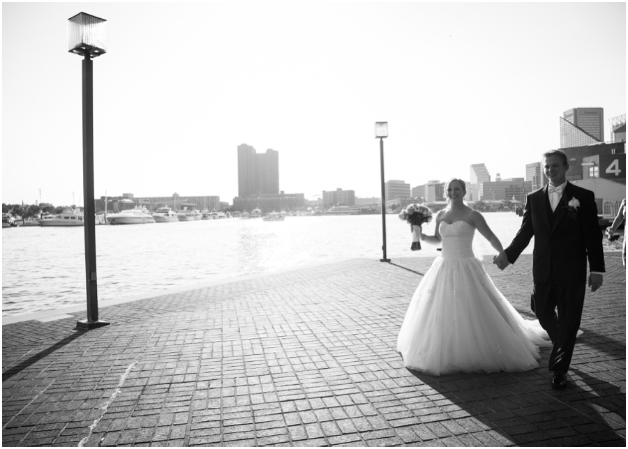 Inner Harbor Baltimore Wedding Photographer - Pier 5 Lighthouse Garden Wedding