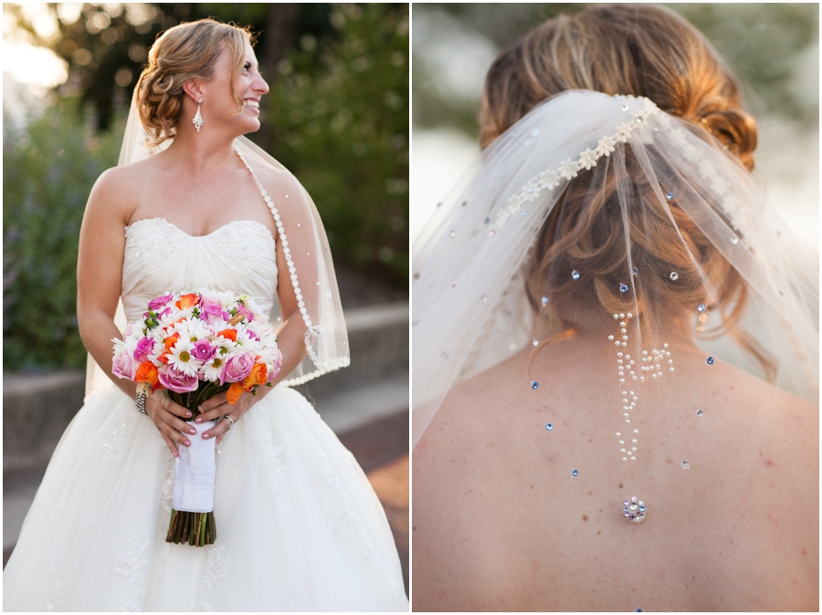 Inner Harbor Baltimore Wedding Photographer - Pier 5 Lighthouse Wedding Portrait