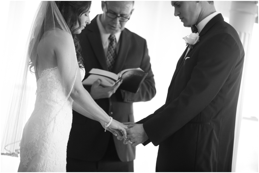 Havre de Grace Wedding Photographer - Indoor Bulle Rock Golf Course Wedding ceremony