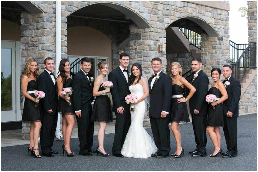 Summer Stylish Wedding Party Photograph - Bulle Rock Golf Course Wedding Photographer