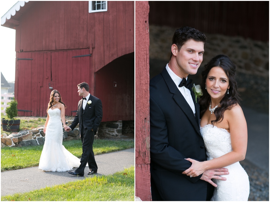 Bulle Rock Golf Course Wedding Photographer - Havre de grace love portrait - red barn